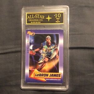 Lebron James 10 mint all star grading
